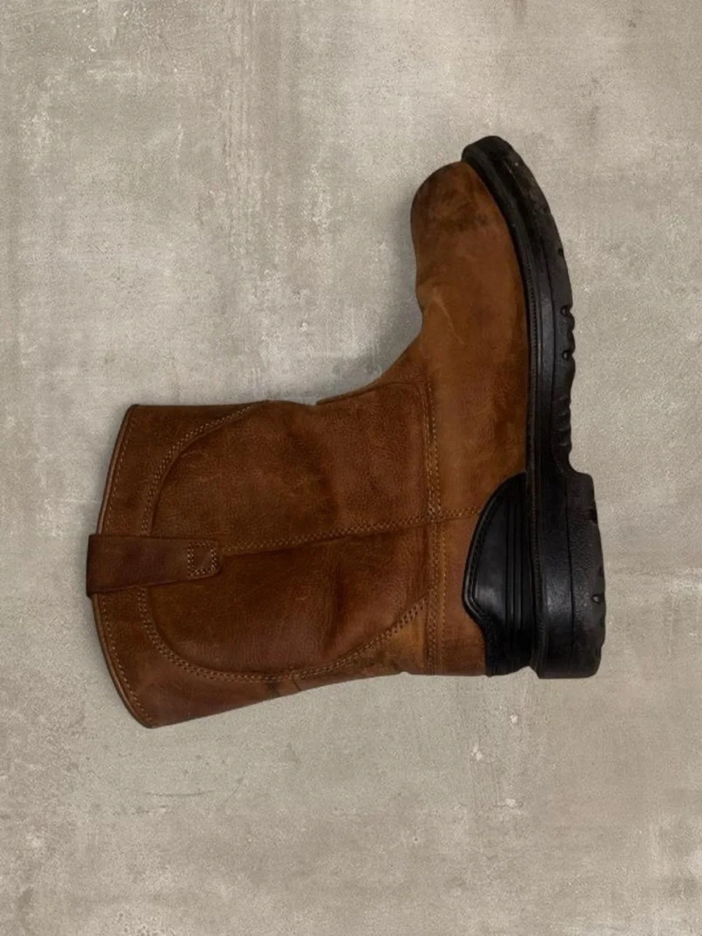 Herman Survivors Men’s Size 10 Brown Leather Steel Toe Work Boots
